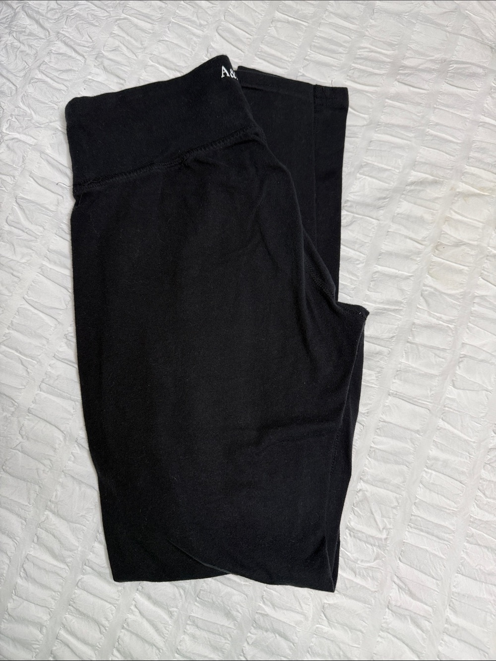 abercrombie kids black kids' high-rise leggings